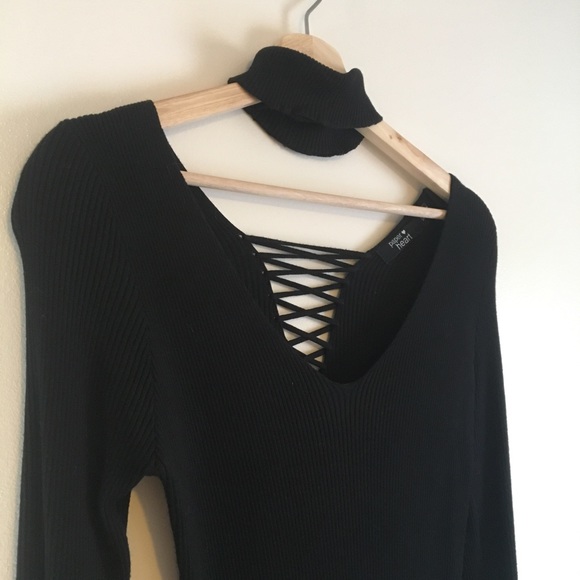 Reversible Midi Long-Sleeve Dress - Picture 3 of 6